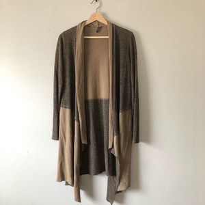 OS Color block lightweight cardigan